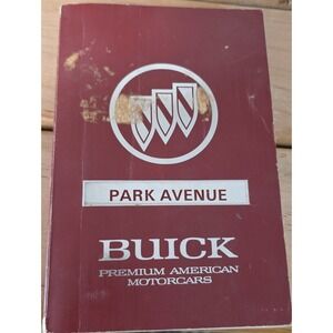 1991 Buick Park Avenue Owner's Manual Premium American Motorcars User Guide